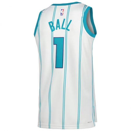 Jordan Brand Charlotte Hornets LaMelo Ball White Jersey - Association Edition