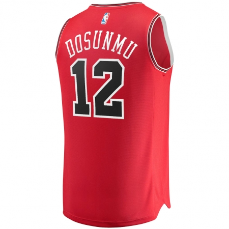Fanatics Chicago Bulls Ayo Dosunmu Red Fast Break Jersey - Icon Edition
