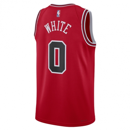 Nike Chicago Bulls Coby White Red Jersey - Icon Edition