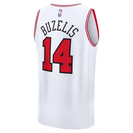 Fanatics Chicago Bulls Matas Buzelis White Fast Break Jersey - Association Edition