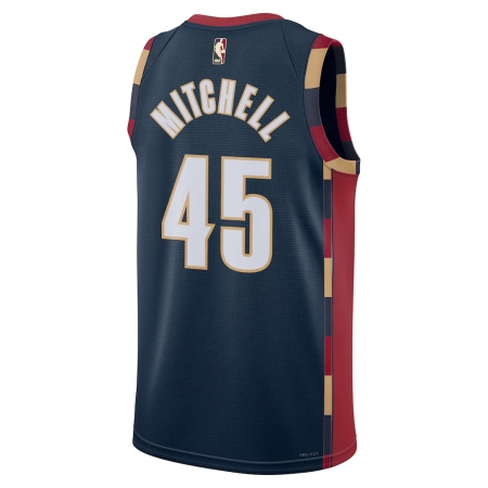 Nike Cleveland Cavaliers Donovan Mitchell Navy Jersey - Classic Edition