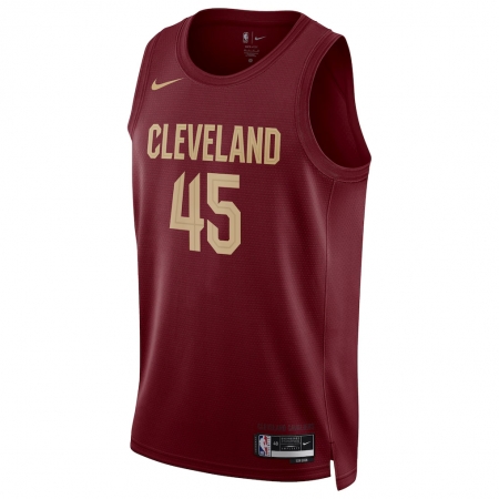 Nike Cleveland Cavaliers Donovan Mitchell Wine Jersey - Icon Edition