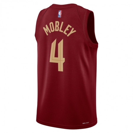 Nike Cleveland Cavaliers Evan Mobley Wine Jersey - Icon Edition