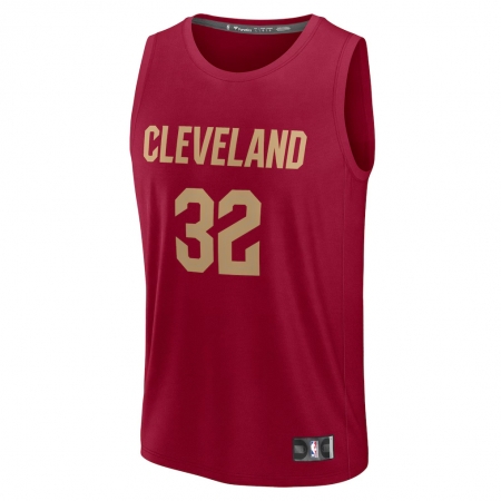 Fanatics Cleveland Cavaliers Dean Wade Wine Fast Break Player Jersey - Icon Edition