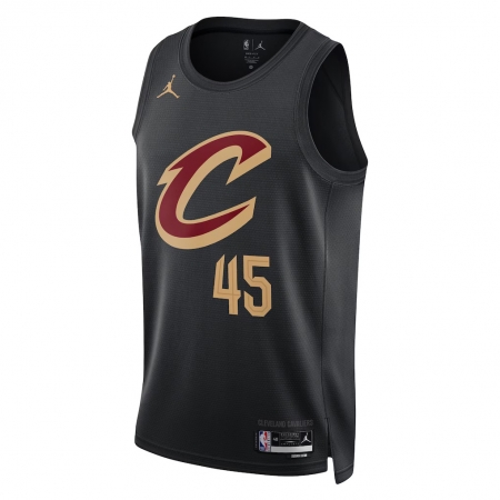 Jordan Brand Cleveland Cavaliers Donovan Mitchell Black Jersey - Statement Edition
