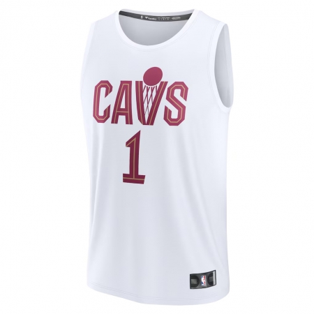 Fanatics Cleveland Cavaliers Max Strus White Fast Break Jersey - Association Edition