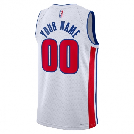 Nike Detroit Pistons White Jersey - Association Edition