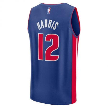 Fanatics Detroit Pistons Tobias Harris Blue Fast Break Jersey - Icon Edition