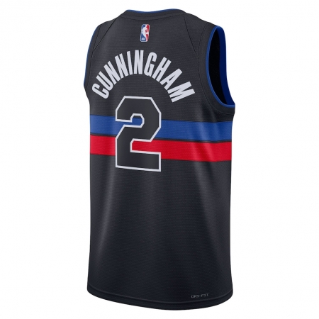 Jordan Brand Detroit Pistons Cade Cunningham Black Jersey - Statement Edition