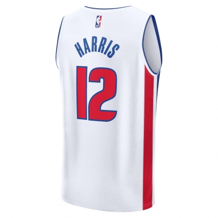 Fanatics Detroit Pistons Tobias Harris White Fast Break Jersey - Association Edition
