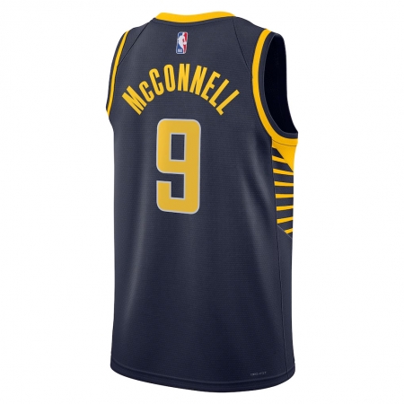 Nike Indiana Pacers T.J. McConnell Navy Jersey - Icon Edition