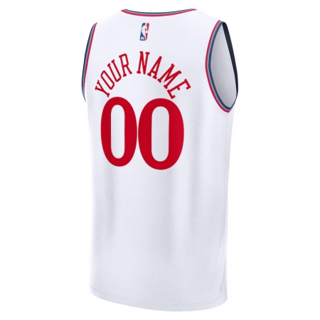Fanatics LA Clippers White Fast Break Jersey - Association Edition