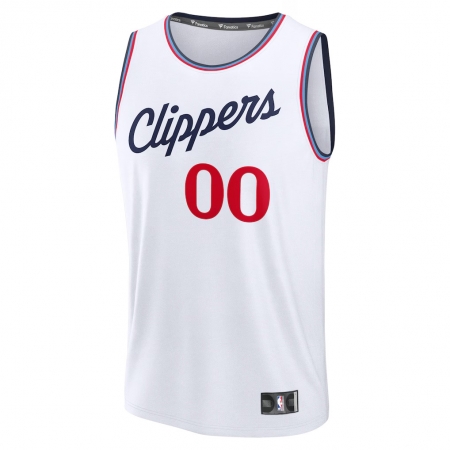 Fanatics LA Clippers White Fast Break Jersey - Association Edition