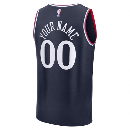 Fanatics LA Clippers Navy Fast Break Jersey - Icon Edition