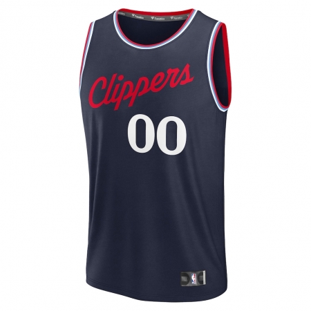 Fanatics LA Clippers Navy Fast Break Jersey - Icon Edition