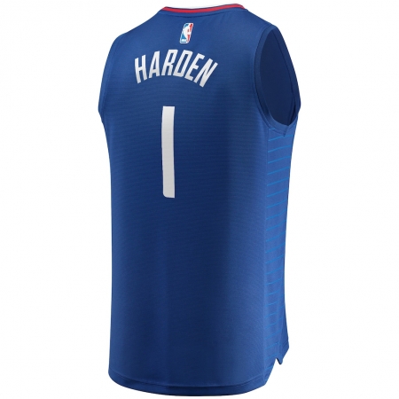 Fanatics LA Clippers James Harden Royal Fast Break Jersey - Icon Edition