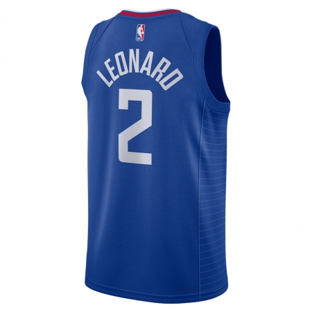 Nike LA Clippers Kawhi Leonard Royal Jersey - Icon Edition
