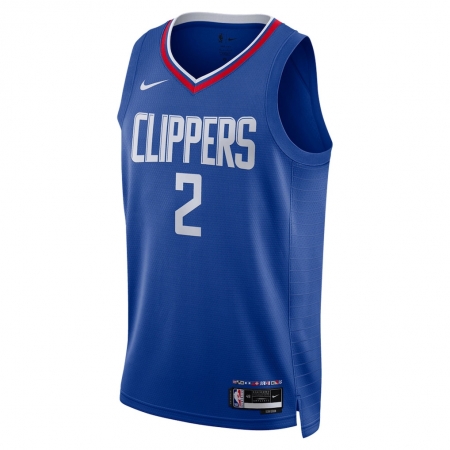 Nike LA Clippers Kawhi Leonard Royal Jersey - Icon Edition