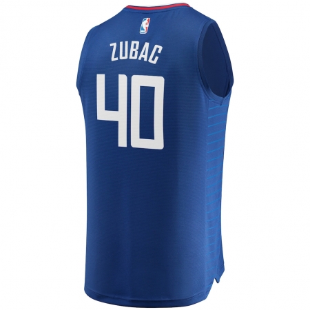 Fanatics LA Clippers Ivica Zubac Royal Fast Break Jersey - Icon Edition