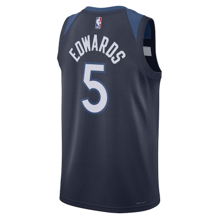 Nike Minnesota Timberwolves Anthony Edwards Navy Jersey - Icon Edition