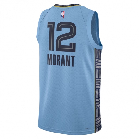 Jordan Brand Memphis Grizzlies Ja Morant Light Blue Jersey - Statement Edition