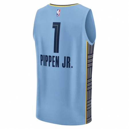 Memphis Grizzlies Scotty Pippen Jr. Light Blue Fast Break Player Jersey - Statement Edition