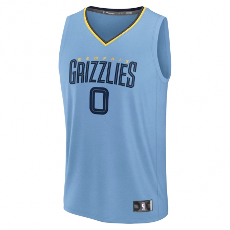 Fanatics Memphis Grizzlies Jaylen Wells Light Blue Fast Break Jersey - Statement Edition