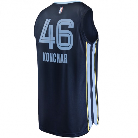 Fanatics Memphis Grizzlies John Konchar Navy Fast Break Jersey - Icon Edition