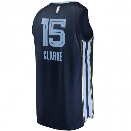 Fanatics Memphis Grizzlies Brandon Clarke Navy Fast Break Jersey - Icon Edition