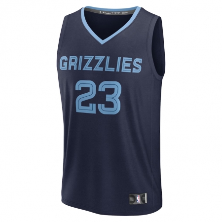Fanatics Memphis Grizzlies Cedric Coward Navy Fast Break Jersey - Icon Edition