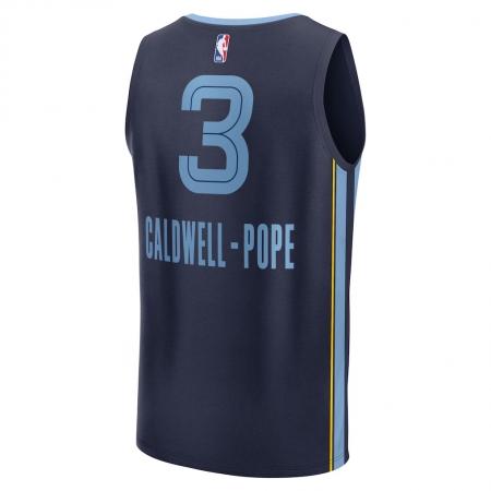 Fanatics Memphis Grizzlies Kentavious Caldwell-Pope Navy Fast Break Jersey - Icon Edition