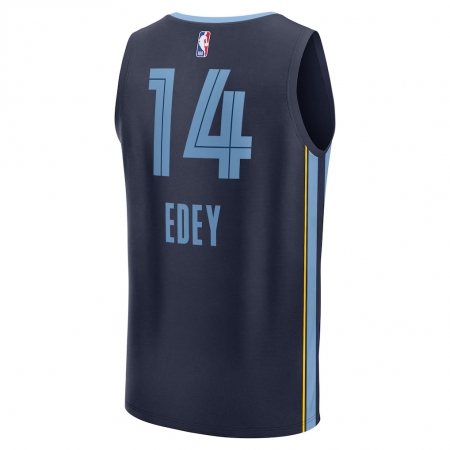 Fanatics Memphis Grizzlies Zach Edey Navy Fast Break Jersey - Icon Edition