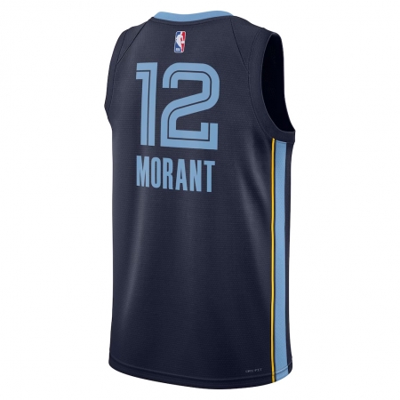 Nike Memphis Grizzlies Ja Morant Navy Jersey - Icon Edition