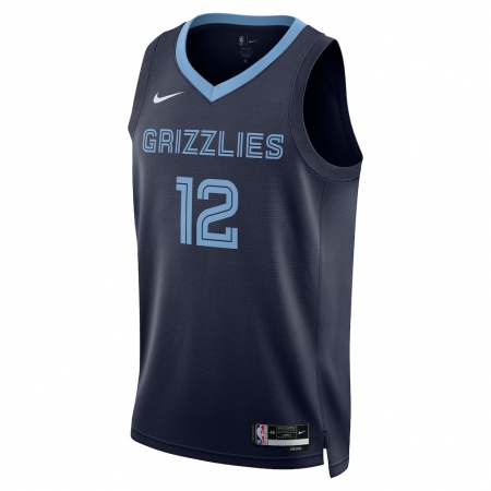 Nike Memphis Grizzlies Ja Morant Navy Jersey - Icon Edition
