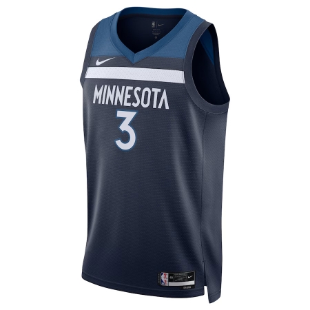 Nike Minnesota Timberwolves Jaden McDaniels Navy Player Jersey - Icon Edition