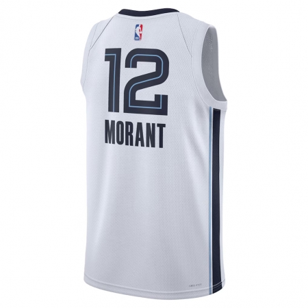 Nike Memphis Grizzlies Ja Morant White Jersey - Association Edition