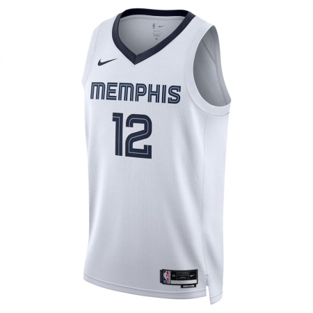 Nike Memphis Grizzlies Ja Morant White Jersey - Association Edition