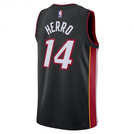 Nike Miami Heat Tyler Herro Black Jersey - Icon Edition