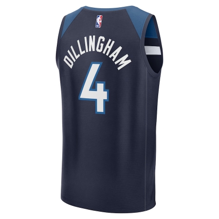 Fanatics Minnesota Timberwolves Rob Dillingham Navy NBA Draft Fast Break Player Jersey - Icon Edition