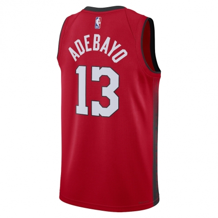 Nike Miami Heat Bam Adebayo Red Jersey - City Edition