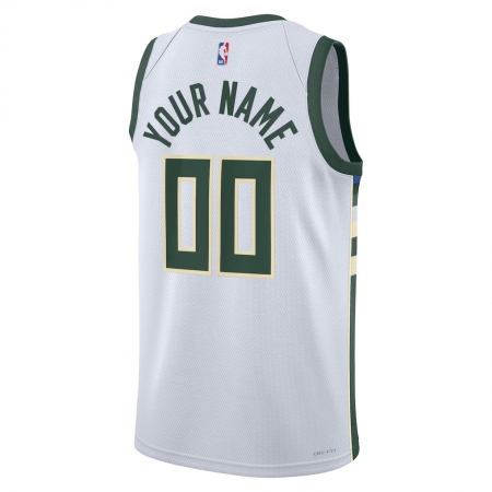 Nike Milwaukee Bucks White Jersey - Association Edition