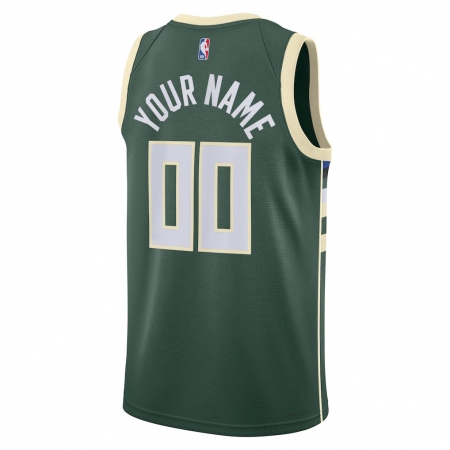Nike Milwaukee Bucks Green Jersey - Icon Edition