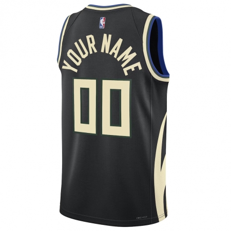 Jordan Brand Milwaukee Bucks Black Jersey - Statement Edition