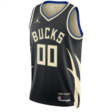 Jordan Brand Milwaukee Bucks Black Jersey - Statement Edition