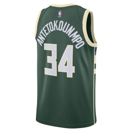 Nike Milwaukee Bucks Giannis Antetokounmpo Green Jersey - Icon Edition