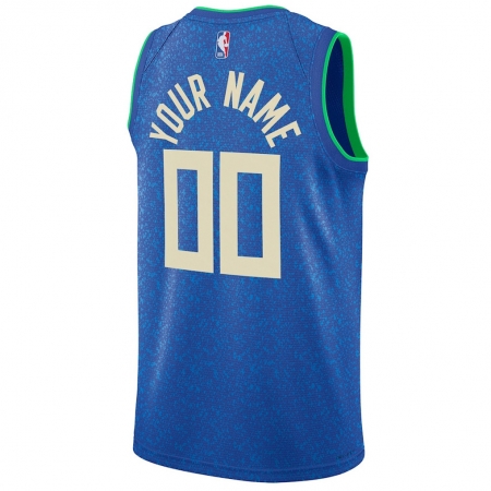 Nike Milwaukee Bucks Blue Jersey - City Edition