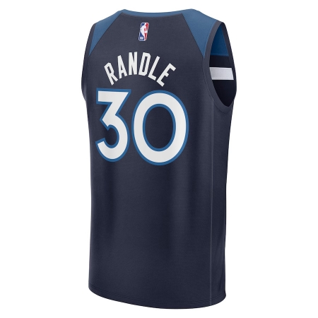 Fanatics Minnesota Timberwolves Julius Randle Navy Fast Break Player Jersey - Icon Edition