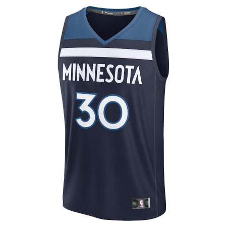 Fanatics Minnesota Timberwolves Julius Randle Navy Fast Break Player Jersey - Icon Edition