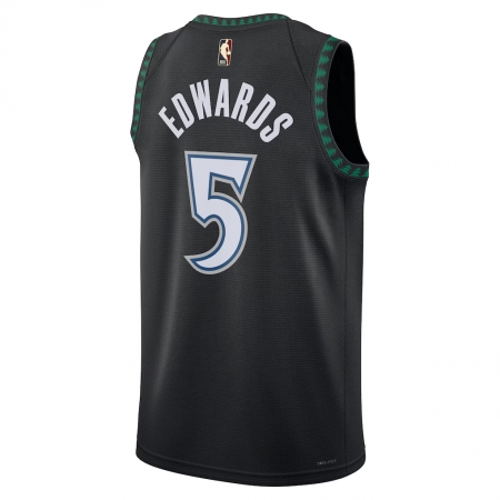 Nike Minnesota Timberwolves Anthony Edwards Black Jersey - Classic Edition