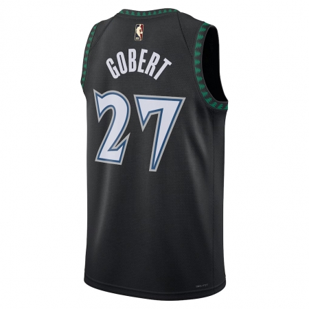 Nike Minnesota Timberwolves Rudy Gobert Black Jersey - Classic Edition